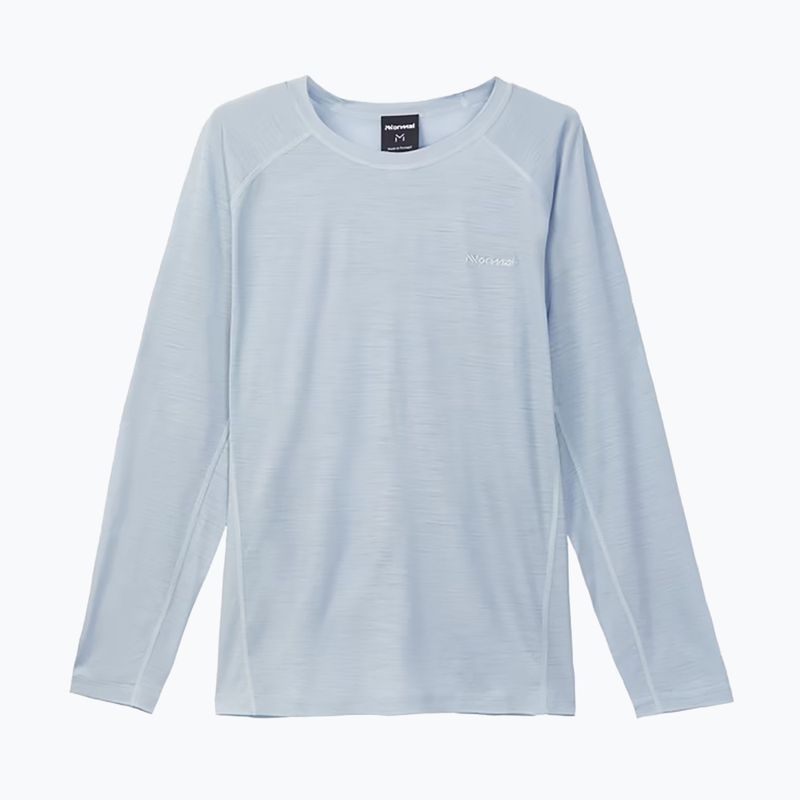 Мъжки дълъг ръкав за бягане NNormal Merino blue 5