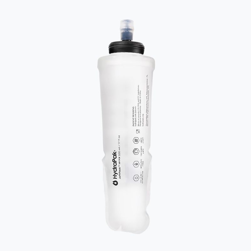Мека бутилка за бягане NNormal Water Flask 500 ml transparent 2