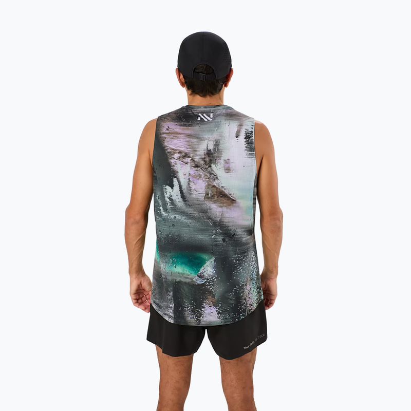 Мъжки NNormal Race Tank многоцветна тениска за бягане 4