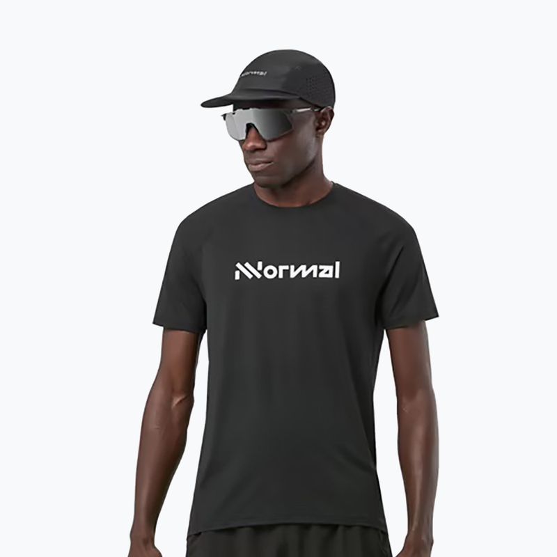 Мъжка тениска за бягане NNormal Race черна