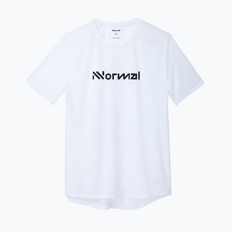 Мъжка тениска за бягане NNormal Race бяла 4