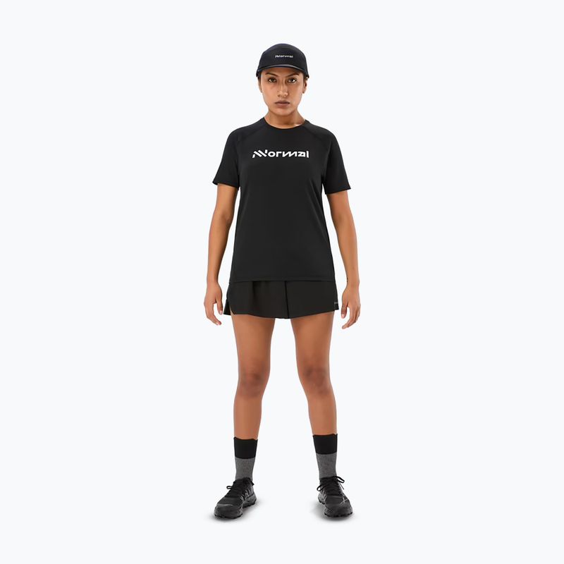 Дамска тениска за бягане NNormal Race black 2