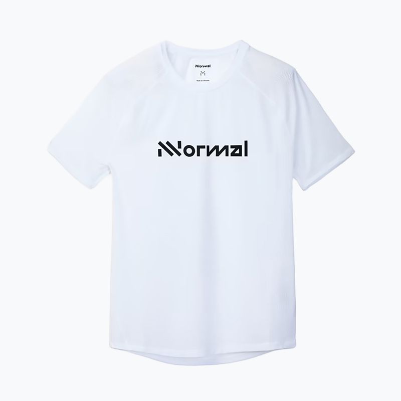 Дамска тениска за бягане NNormal Race бяла 3