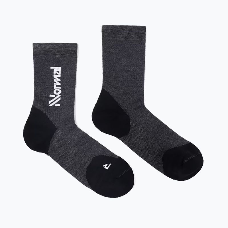 Чорапи за бягане NNormal Merino black