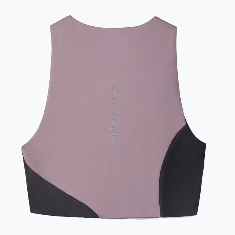 Дамски потник за бягане NNormal Trail Cropped Top purple 7