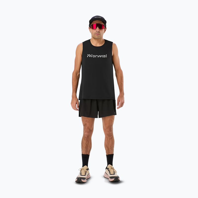 Мъжки потник за бягане NNormal Race Tank black 2