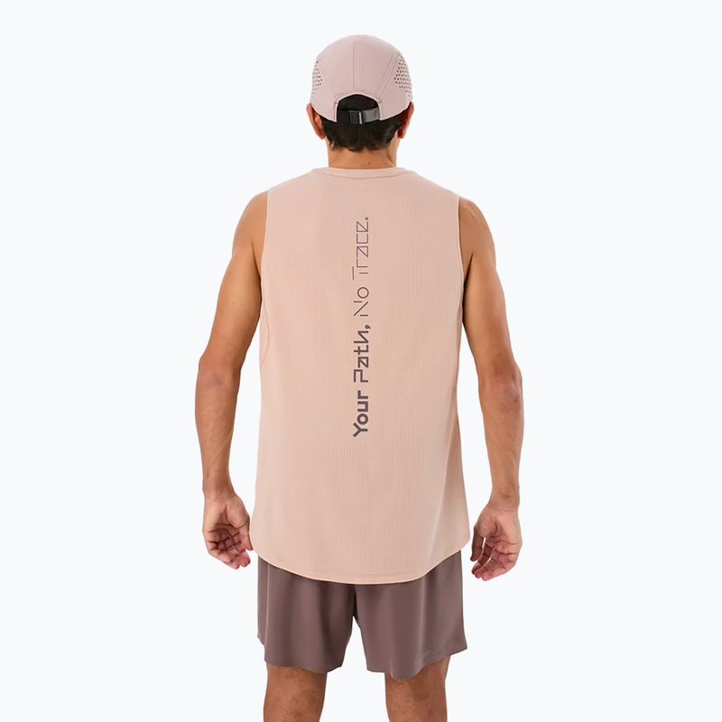 Мъжки NNormal Race Tank dusty pink тениска за бягане 2
