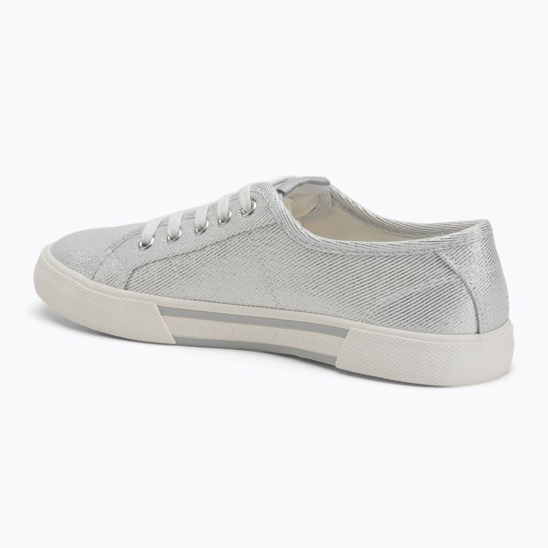 Pepe Jeans дамски обувки Brady Party silver 3