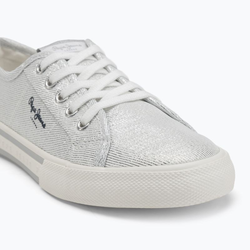 Pepe Jeans дамски обувки Brady Party silver 5