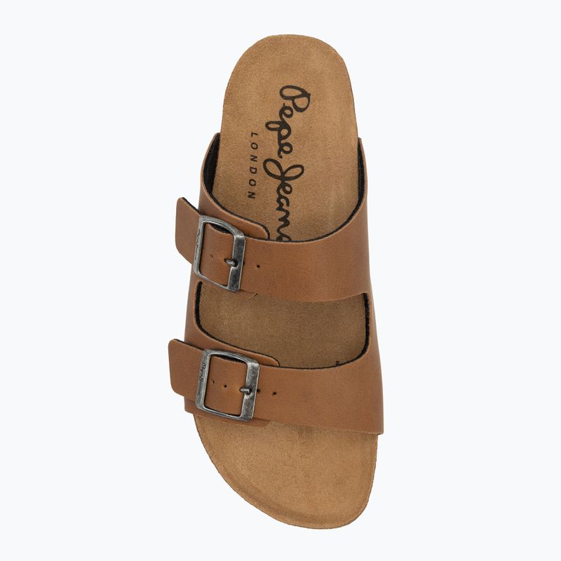 Pepe Jeans Oban Classic 1 brown дамски джапанки 5