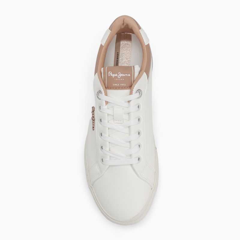 Pepe Jeans Kenton Court дамски обувки златиста охра кафяво 5