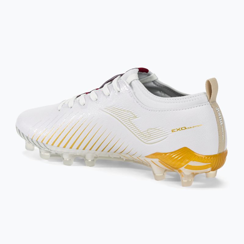 Joma Propulsion Cup FG мъжки футболни обувки бяло/златно 3