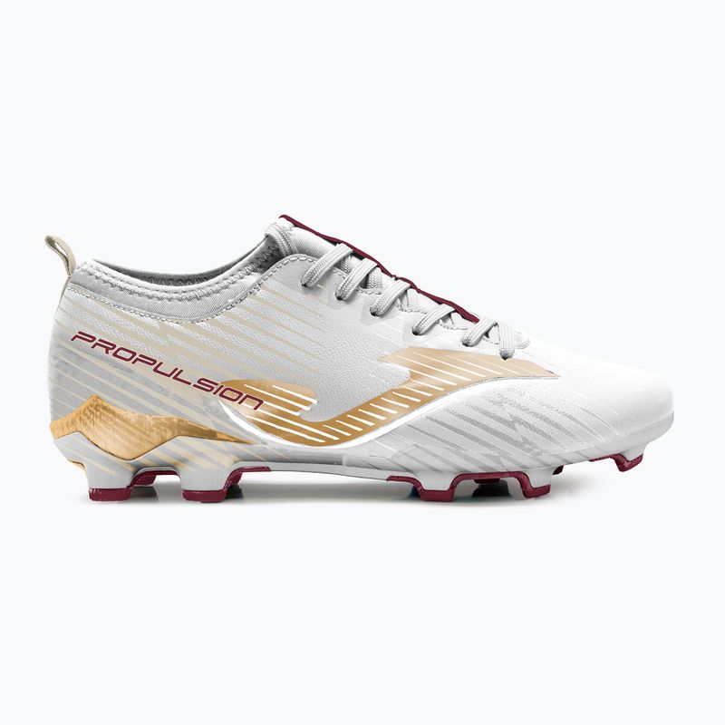 Joma Propulsion Cup FG мъжки футболни обувки бяло/златно 8