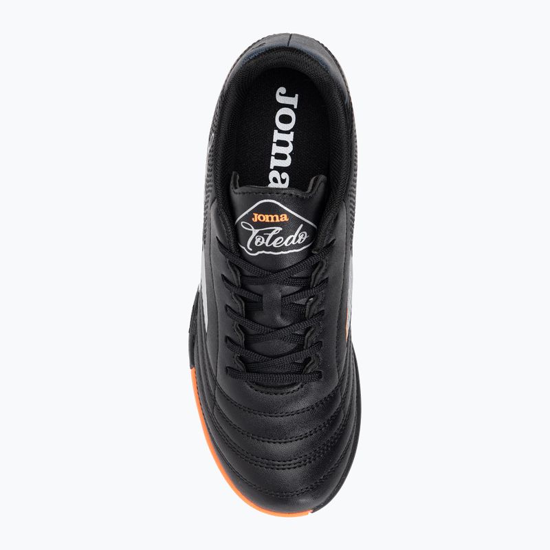 Детски футболни обувки Joma Toledo Jr TF черни 6