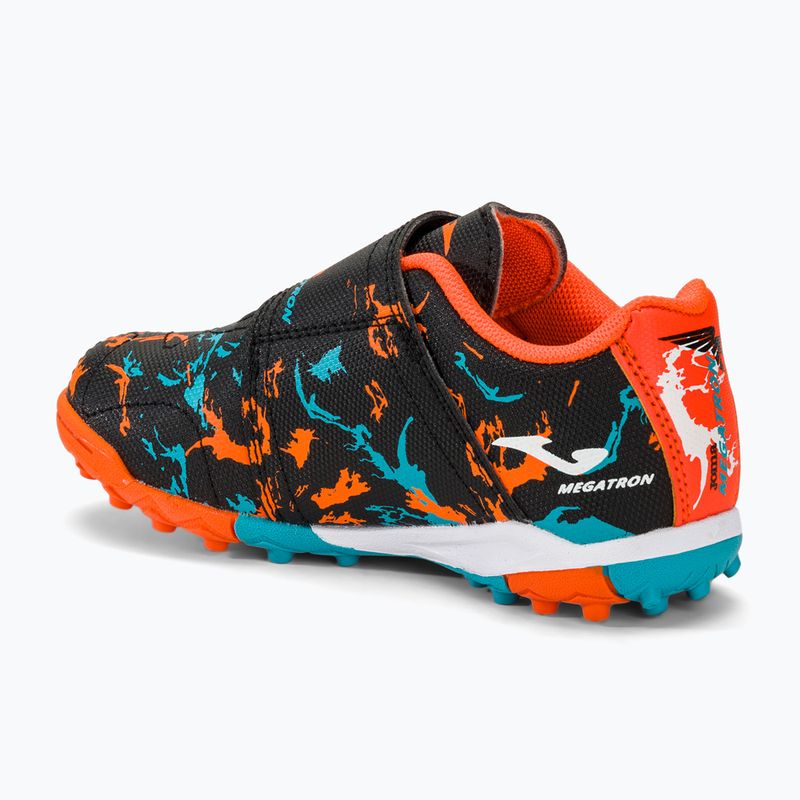 Детски футболни обувки Joma Megatron Jr TF черни 3