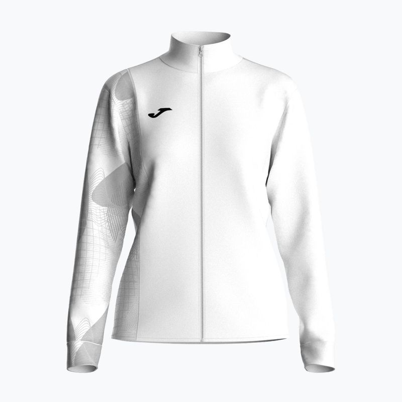 Дамски тенис суитчър Joma Challenge Full Zip white