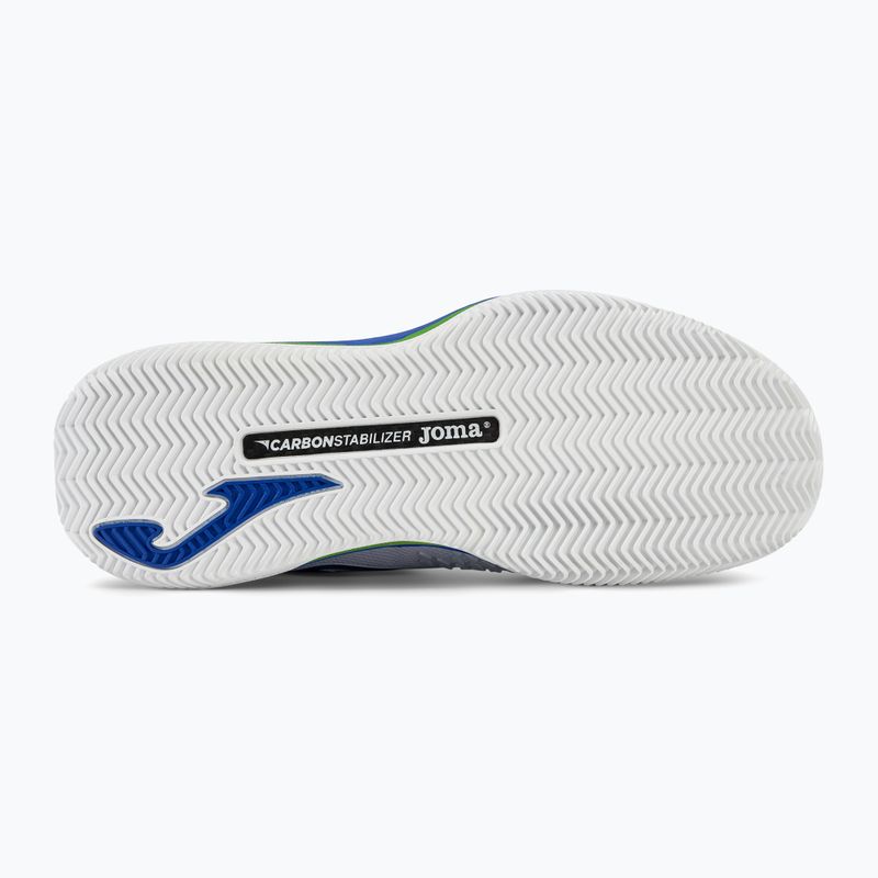 Joma Ace Padel мъжки обувки за падел бяло/синьо 4