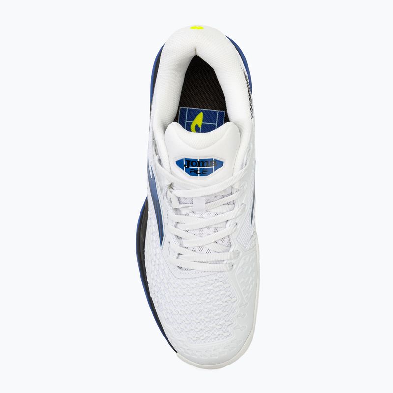 Joma Ace Padel мъжки обувки за падел бяло/синьо 5