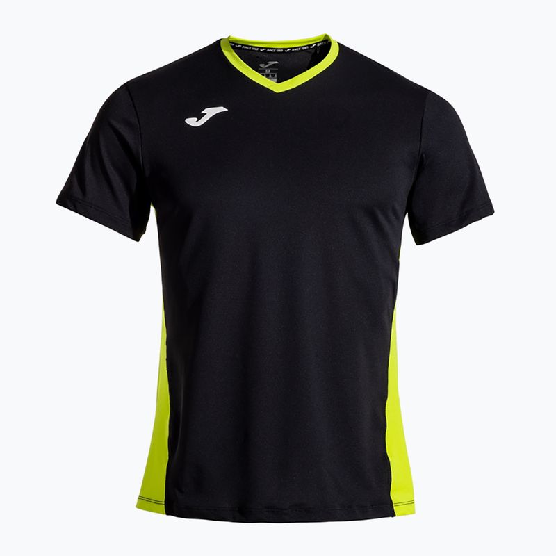 Мъжка тениска за тенис Joma Court black/green