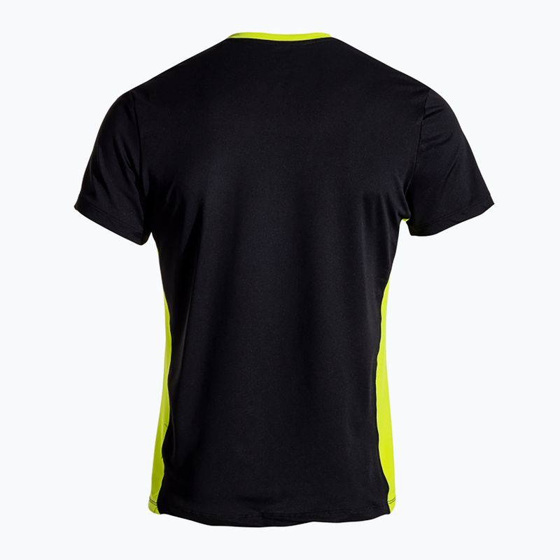 Мъжка тениска за тенис Joma Court black/green 3