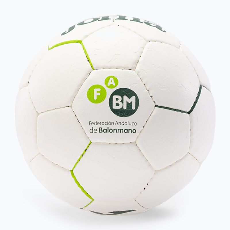 Хандбална топка Joma Fed Balonmano Andaluza white/green размер 0 3
