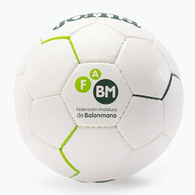 Хандбална топка Joma Fed Balonmano Andaluza white/green размер 1 3