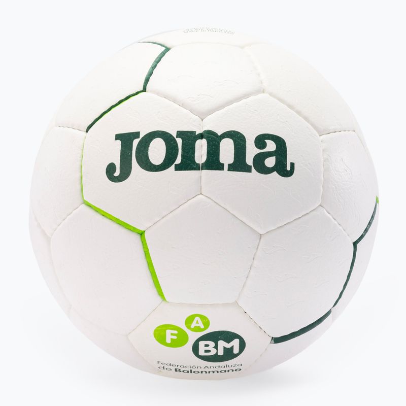 Хандбална топка Joma Fed Balonmano Andaluza white/green размер 2