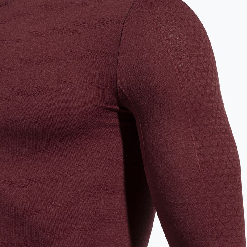 Мъжка термоактивна блуза Joma Classic burgundy 4