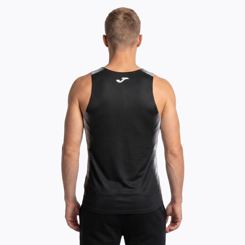 Мъжка тениска за бягане Joma Elite XI black/white 3