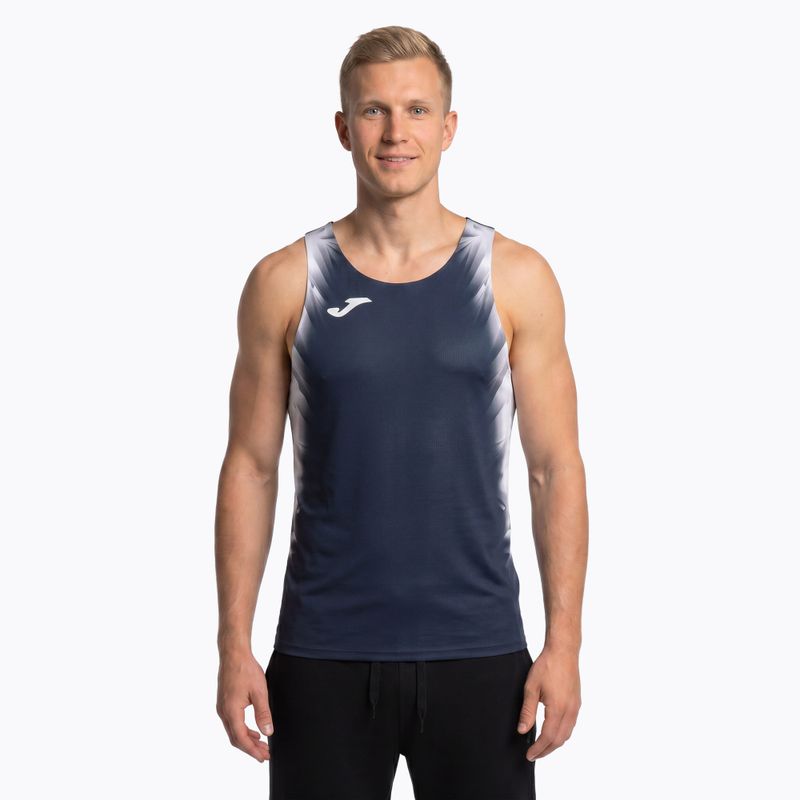 Мъжка тениска за бягане Joma Elite XI navy/white