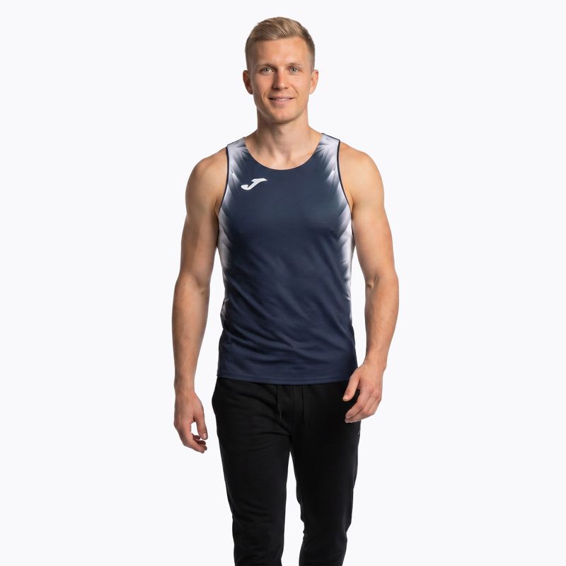 Мъжка тениска за бягане Joma Elite XI navy/white 3