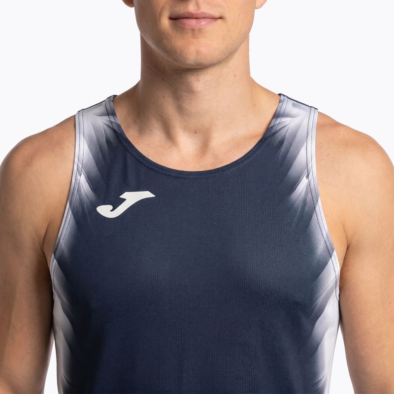 Мъжка тениска за бягане Joma Elite XI navy/white 4