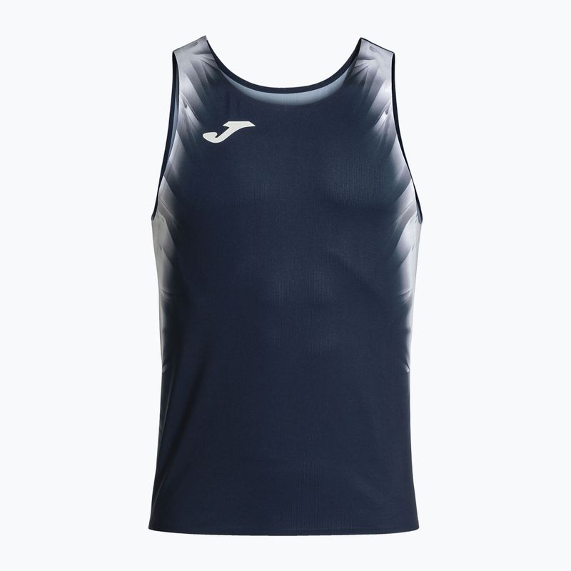 Мъжка тениска за бягане Joma Elite XI в тъмносиньо/бяло