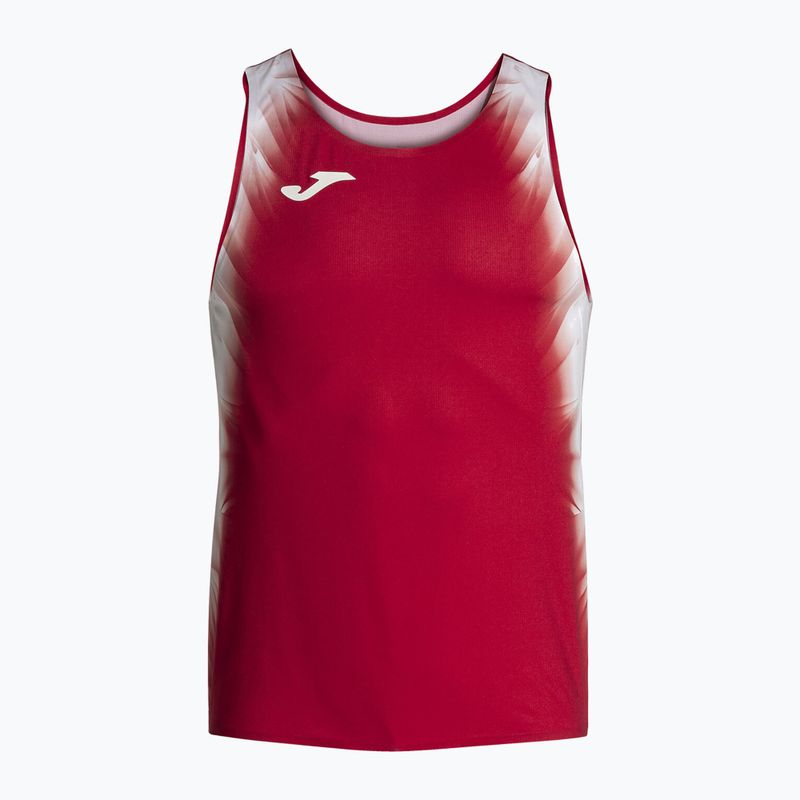Мъжка тениска за бягане Joma Elite XI червено/бяло