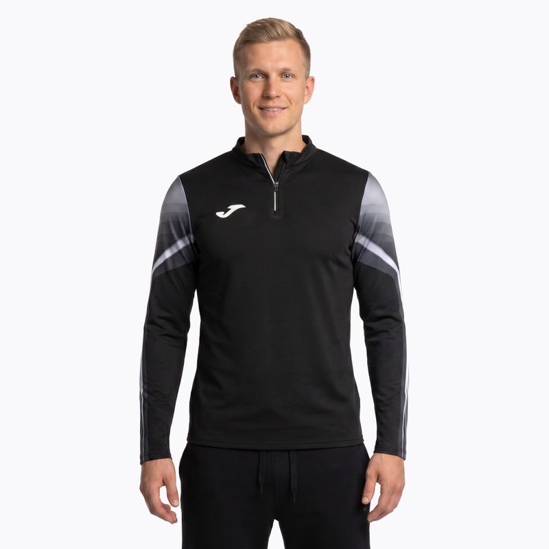 Мъжки суитшърт за бягане Joma Elite XI black/anthracite