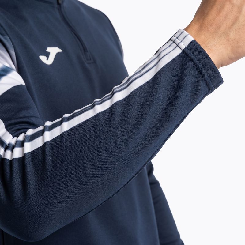 Мъжки суитшърт за бягане Joma Elite XI navy/white 3