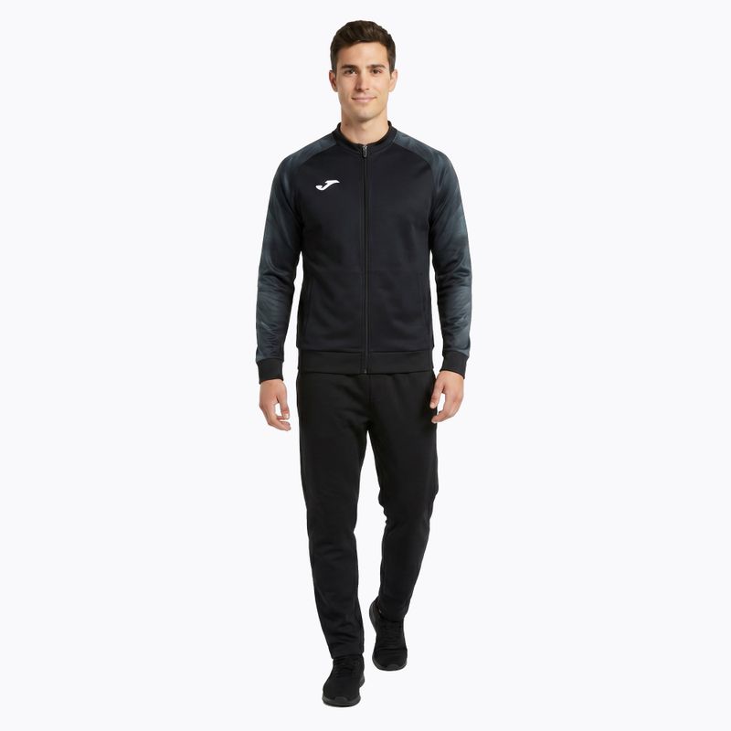 Мъжки суитшърт за бягане Joma Elite XI Full Zip black/anthracite 2