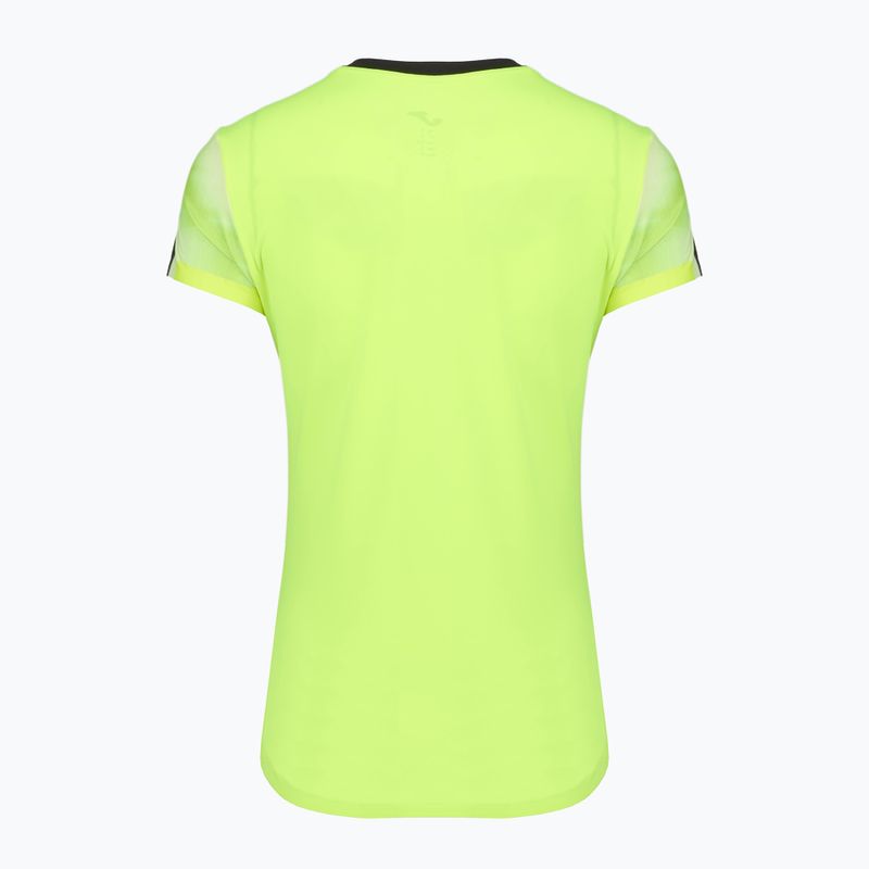 Дамска тениска за бягане Joma Elite XI fluor yellow/black 2