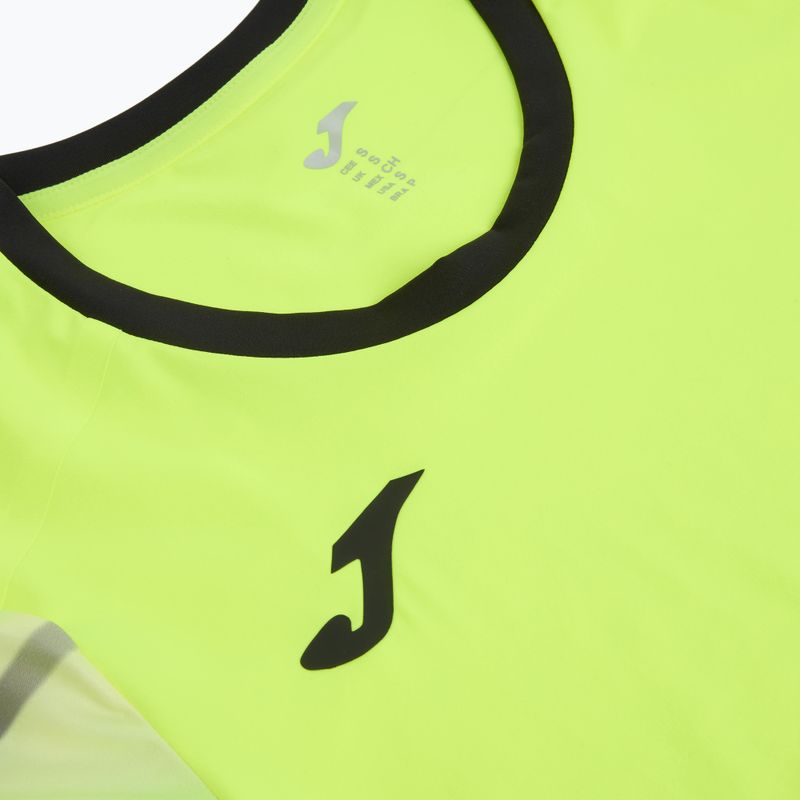 Дамска тениска за бягане Joma Elite XI fluor yellow/black 3