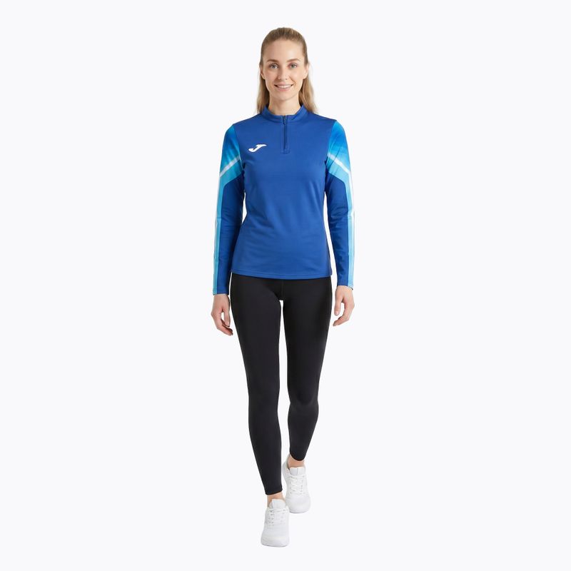 Дамски суитшърт за бягане Joma Elite XI royal/white 2