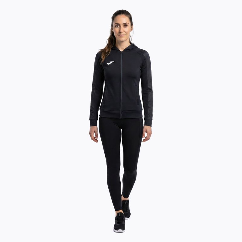 Дамски суитшърт за бягане Joma Elite XI Hoodie black/anthracite 2