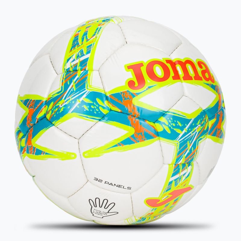 Футболна топка Joma Dali III flour turquoise / flour coral размер 5 2