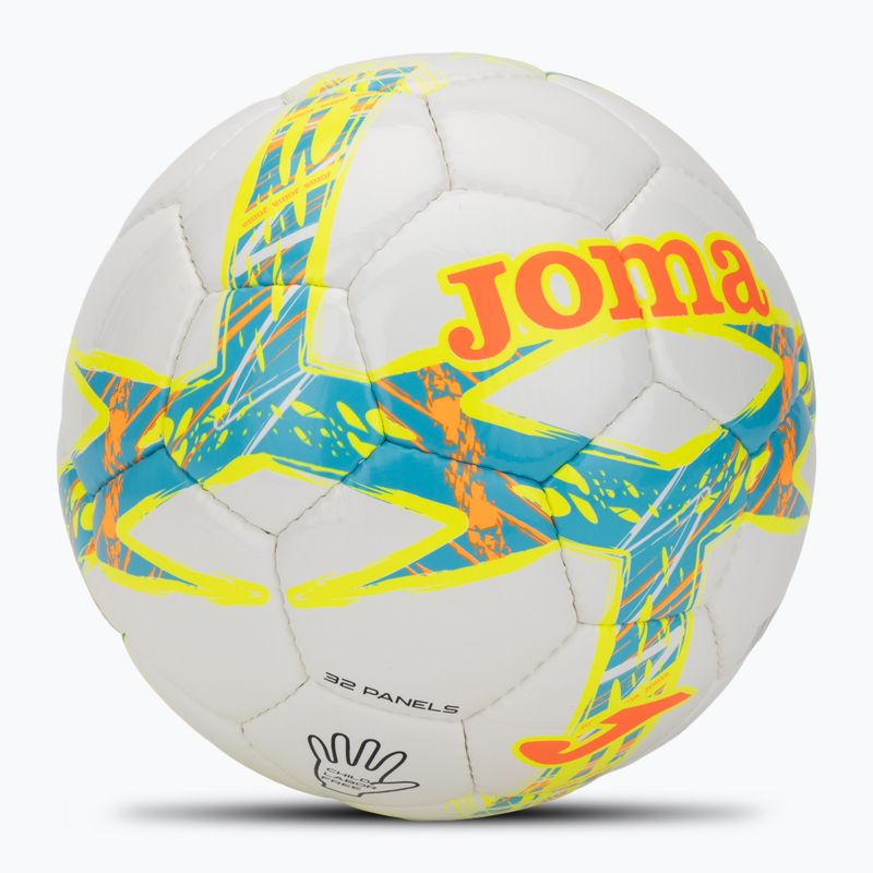 Футболна топка Joma Dali III flour turquoise/flour coral размер 4 2