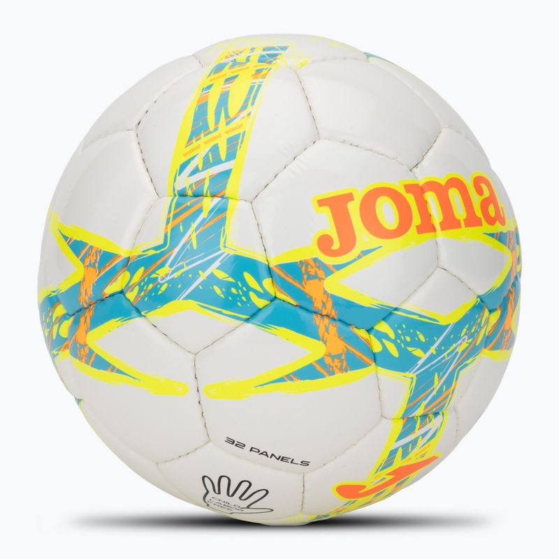 Футболна топка Joma Dali III flour turquoise/flour coral размер 3 2