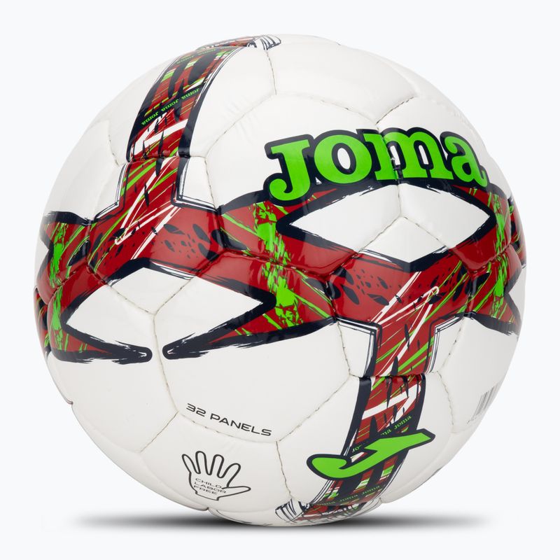 Футболна топка Joma Dali III red/fluor green: размер 5 2