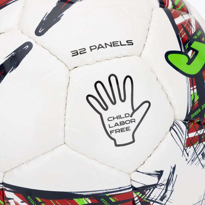 Футболна топка Joma Dali III red/fluor green размер 3 3