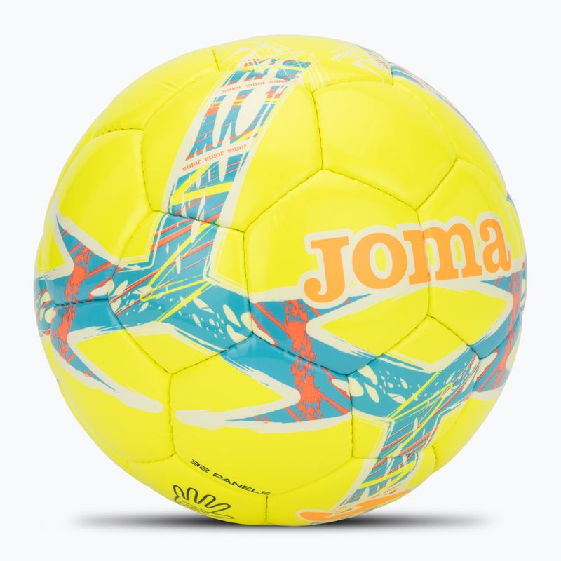 Футболна топка Joma Dali III yellow/fluor turquoise размер 5 2