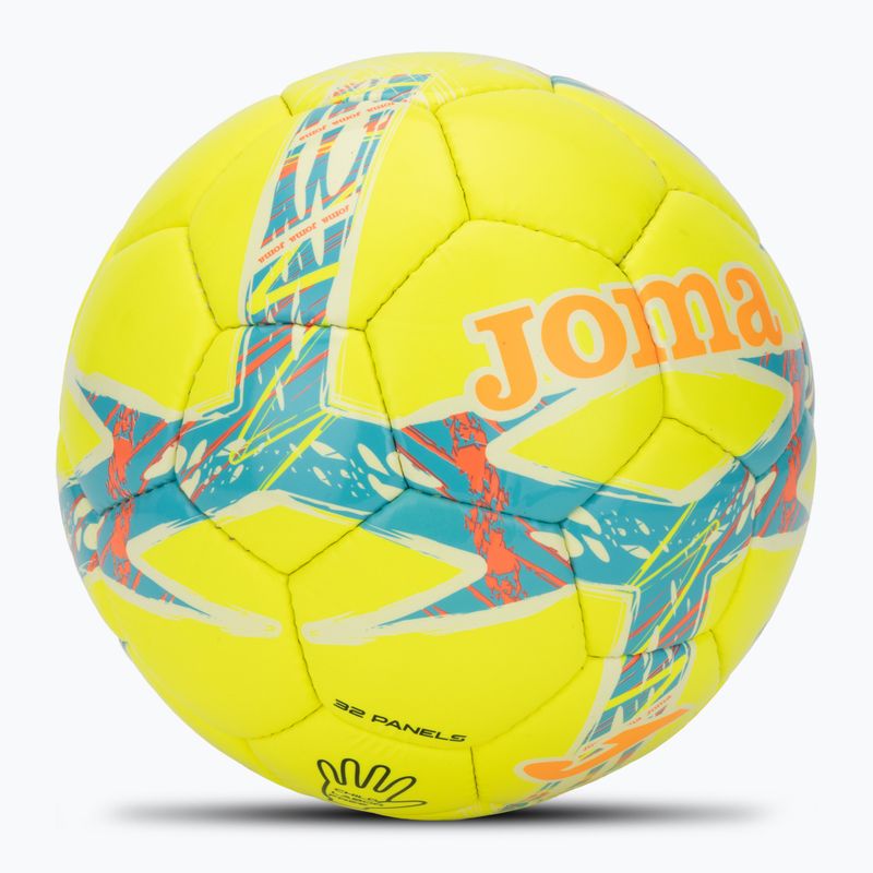 Футболна топка Joma Dali III yellow/fluor turquoise размер 4 2