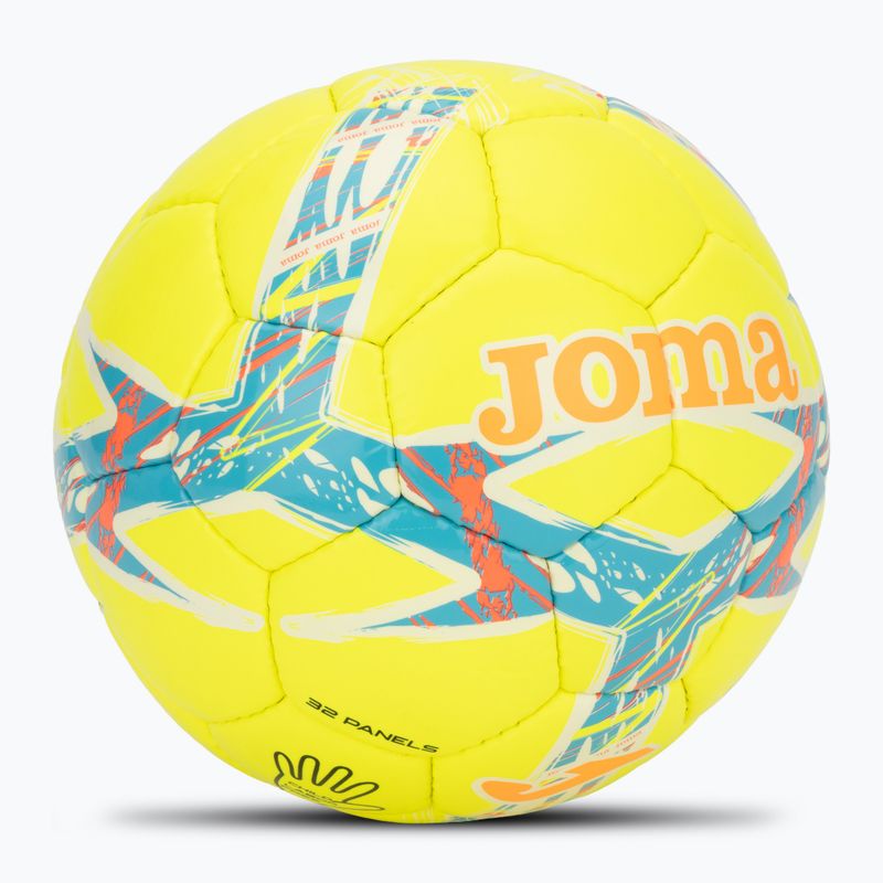 Футболна топка Joma Dali III yellow/fluor turquoise размер 3 2