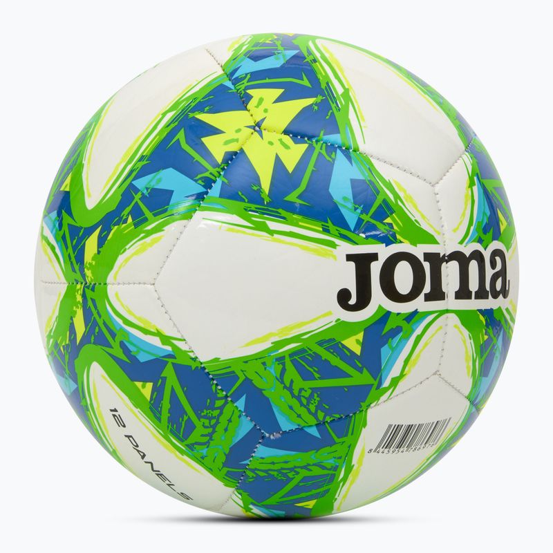 Футболна топка Joma Challenge III white/fluor green размер 3 2